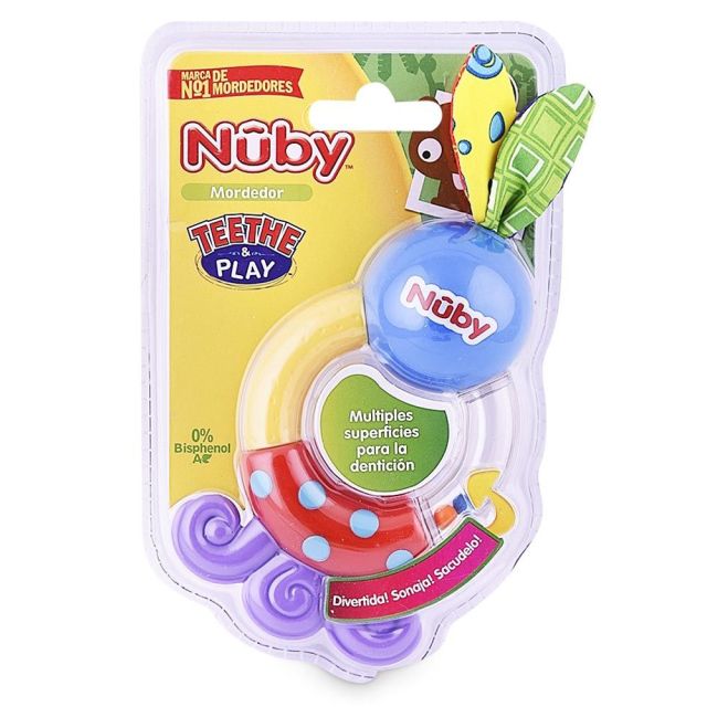 Mordedor Teeth And Play Morado 6m+ - Nuby