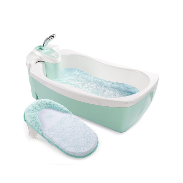 Summer  - Bañera Jacuzzi Verde para Bebé Recién Nacido 