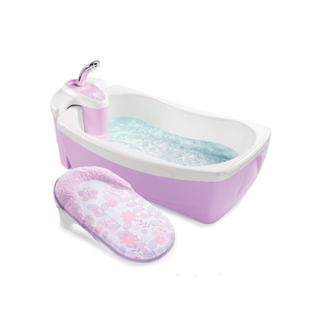 Summer  - Bañera Jacuzzi Violeta para Bebé Recién Nacido 