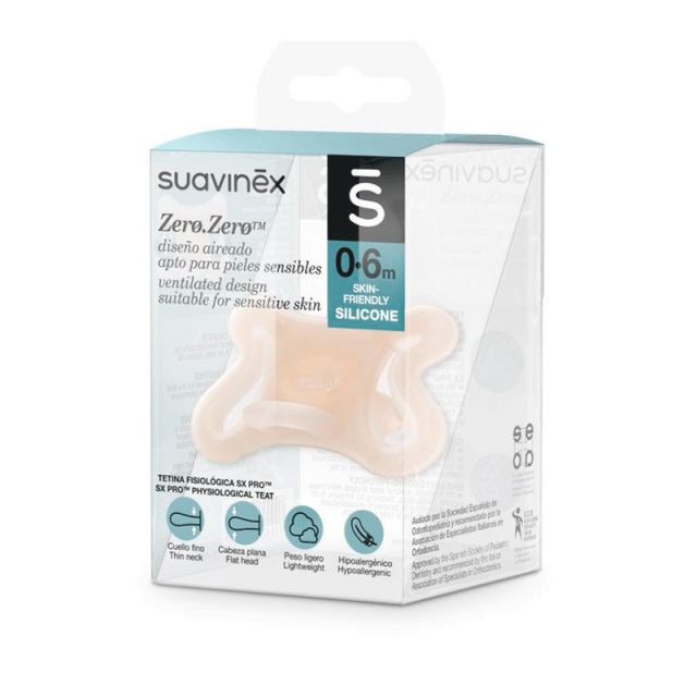 Chupones para Bebé ZERO ZERO 0-6m skin-friendly silicone Suavinex