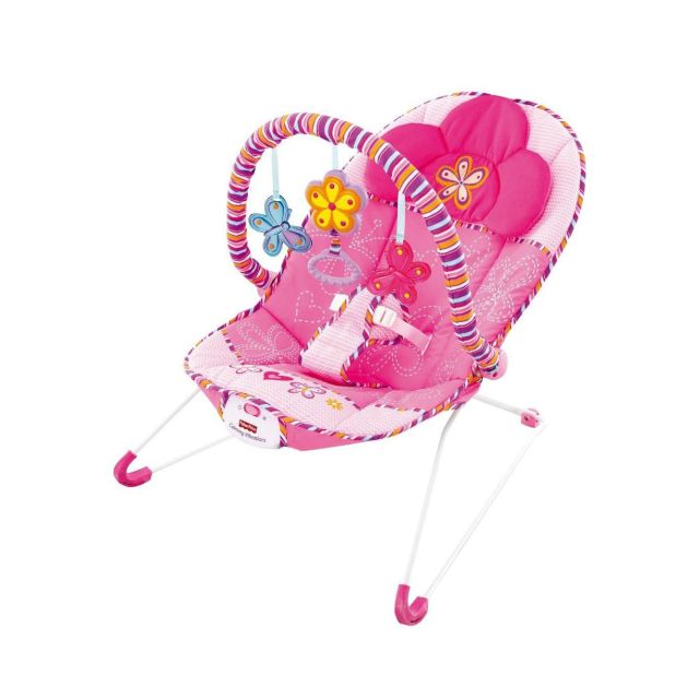 Fisher Price - Silla Mecedora Rosa para Bebé