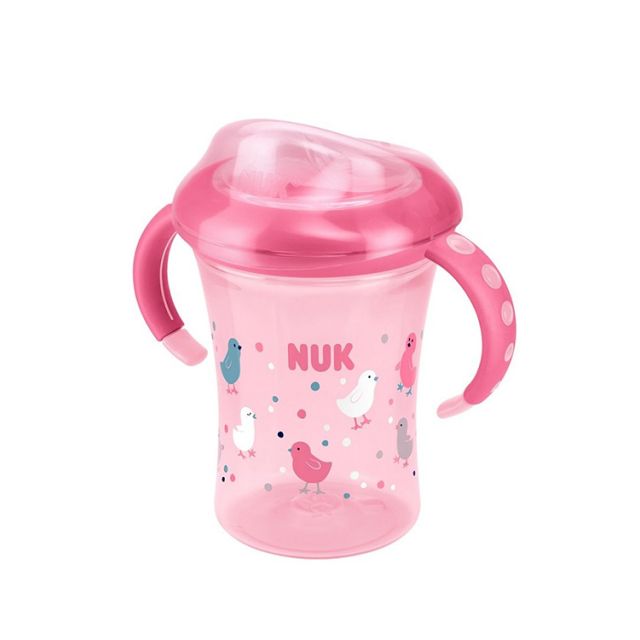 Taza EasyLearning 220ml 6m+ Starter Cup Rosa Pollitos - Nuk