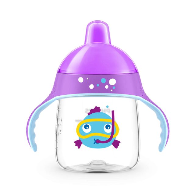 Philips Avent - Taza Spout con Boquilla Mix 9oz / 260ml Azul para Bebés 12m+ Morado
