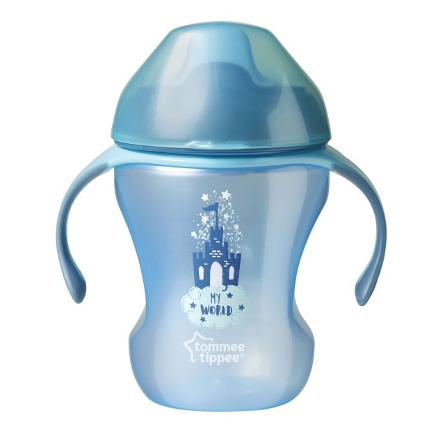 Vaso de Entrenamiento Boquilla Rígida 8oz/230ml Azul - Tommee Tippee