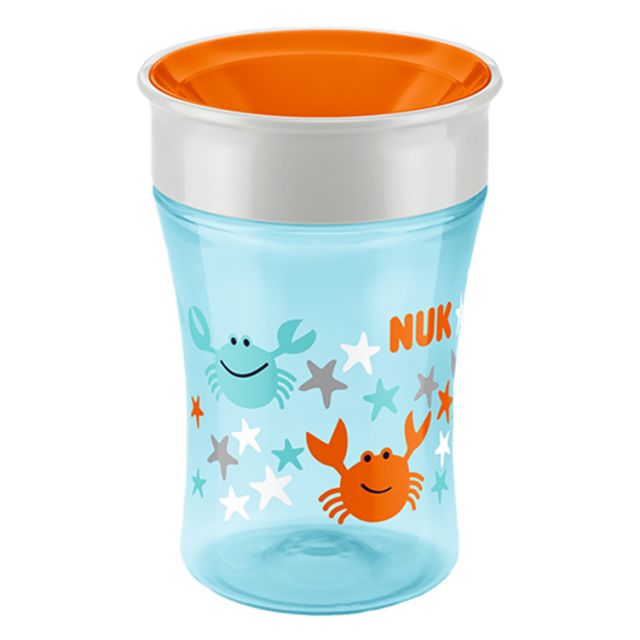 NUK - Vaso Magic Cup 360° de 250ml Turqueza Cangrejo