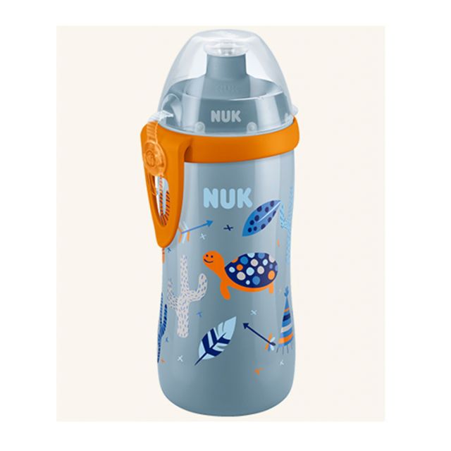 NUK- Vaso Tomatodo Junior Cup (36m +) Azul Tortuga 300ml