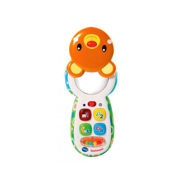 Telefono Luces y Sonidos Oso Celeste - Vtech
