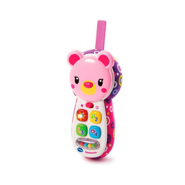 Telefono Luces y Sonidos Osa Rosa - Vtech
