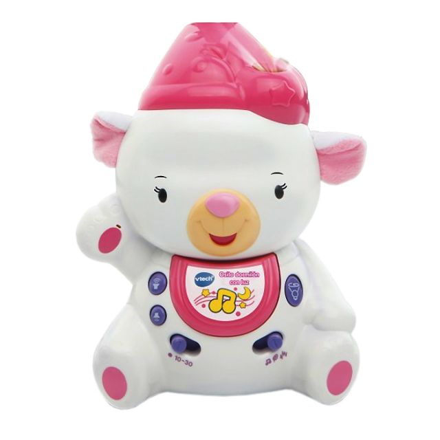 Proyector Osito dormilón con luz Vtech baby - rosa