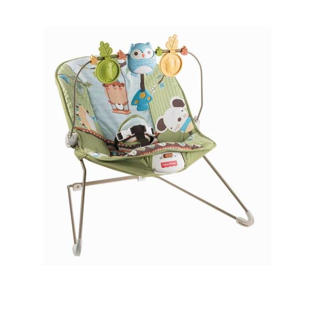 Fisher Price - Mecedora para Bebés Vibraciones Green Groove