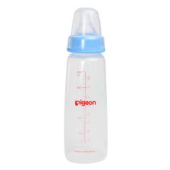 Biberón de plastico suave Pigeon Boca Estándar 8oz/240ml Azul