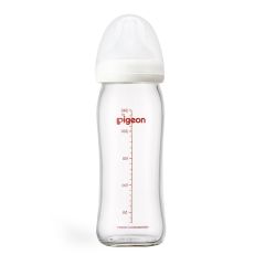 Biberón Anticólico de Vidrio 8oz/240ml Pigeon Color Blanco 