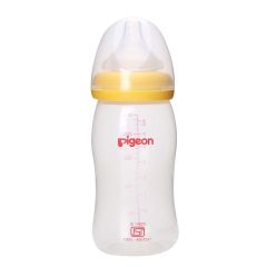 Biberón Anticólico Pigeon Biberón en forma de seno de B/Ancha de 8oz/240ml Amarillo