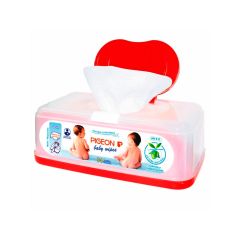 Pigeon – Caja abre fácil de toallitas húmedas para la limpieza de tu bebé x 74 unidades 