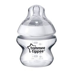 Biberón de Vidrio Anticólico 150 ML  Tomme Tippee En forma de seno