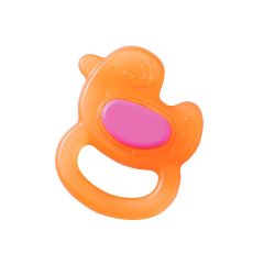 Rascaencias Enfriable para Bebés Patito Naranja Mordedor Pigeon
