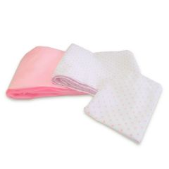 Sábanas Cuna 3 Pzas Rosado Blondita- Sweetie