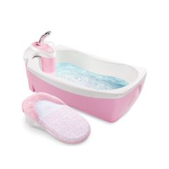 Summer  - Bañera Jacuzzi Rosa para Bebé Recién Nacido 