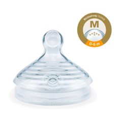 Tetina para Recién Nacidos y Bebés de 0m a 6m Natural Sense #1 Flujo M2 Nuk
