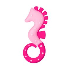 Mordedores para Bebés de 3 Meses Caballito de Mar Rosado - Nuk