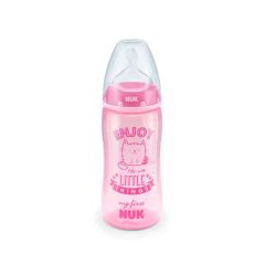 BiberónPP 300 ml MY FIRST NUK Rosado 0-6m -Nuk