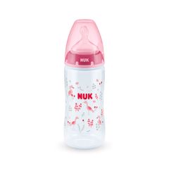 NUK - Biberón PP First Choice 300ml Pajaritos Rosa