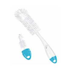 Cepillo Limpiador de Biberones 2 en 1 Celeste Nuk