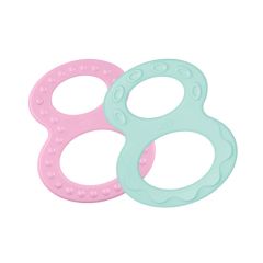 Pack 2 Mordedores en 8 Rascaencías para Dentición de bebés Nuk