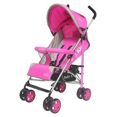 Baby Kits - Coche Bastón Fiesta Rosado