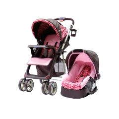 Baby Kits - Coche ZAP Travel System para Bebé Rosado