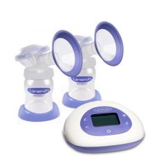 Extractor de leche doble eléctrico 2 en 1 + Recipientes - Lansinoh