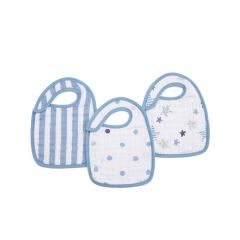 aden + anais - Baberos Clásicos para Bebés Rock Star x3