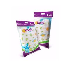 Baberos Impermeables Descartable Koali 12 Unidades