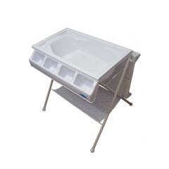 Infanti - Bañera Cambiador para Bebés Gris star*