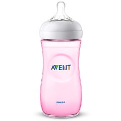 Philips Avent - Biberón Natural 2.0 Rosa para Bebés de 330ml / 11oz