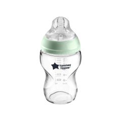 Biberón Anticólico de Vidrio 250 ML  Tomme Tippee