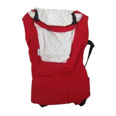 Maternelle - Portabebes Canguro Ergonómico 4 en 1 Rojo Crema Estrellitas
