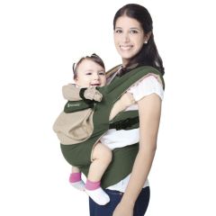 Maternelle - Portabebes Canguro Ergonómico 4 en 1 Verde