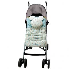 Disney Baby - Colchoneta para coche Celeste C/Mickey Celeste 
