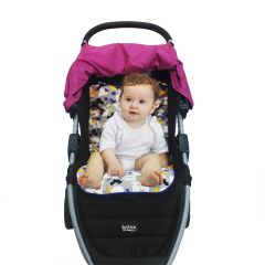 Disney Baby - Colchoneta para coche azul  C/Mickey Geométrico Negro Maternelle