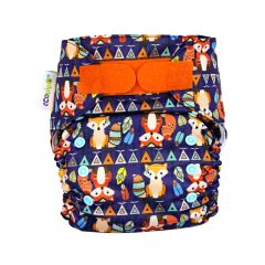 Ecopipo - Pañal Ecológico Reutilizable Unitalla Estampado Zorritos Azul
