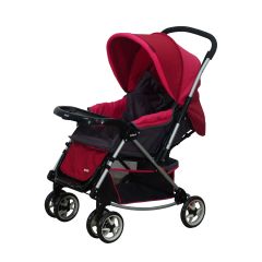 Coche Cuna Jersey Fucsia y Rojo 2018 - Infanti 