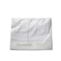 Juego de Sábanas Blanco para Pack and Play - Sweetie