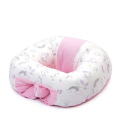Maternelle - Puff de descanso bebe rosado  Unicornios