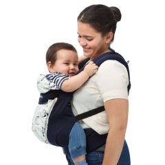 Maternelle Canguro Ergonómico Portabebes  4 en 1 Azul Nubes Y Animales