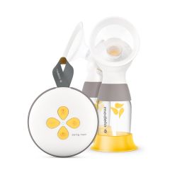 Extractor de leche eléctrico doble Swing Maxi Motor + 2 Recipientes + Almohadilla silicona - Medela 