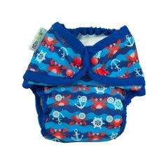 Ecopipo - Pañal Regulable  Ecológico Reutilizable  de Natación Cangrejos