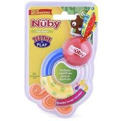 Mordedor Teeth And Play Naranja 6m+ - Nuby 