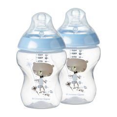 52252610 Biberón Closer to Nature 9oz Niño x 2 unidades - Tommee Tippee