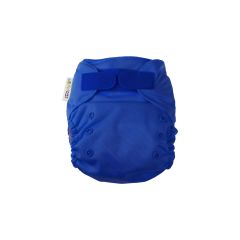 Ecopipo - Pañal Ecológico Reutilizable Unitalla Velcro Liso Marino